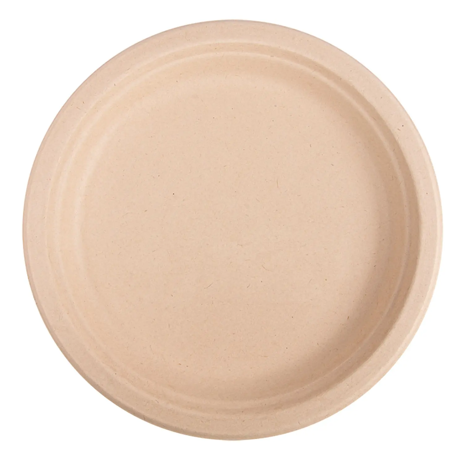 Piatti bionic  ø 23x2 cm naturale bagassa (1000 unità)
