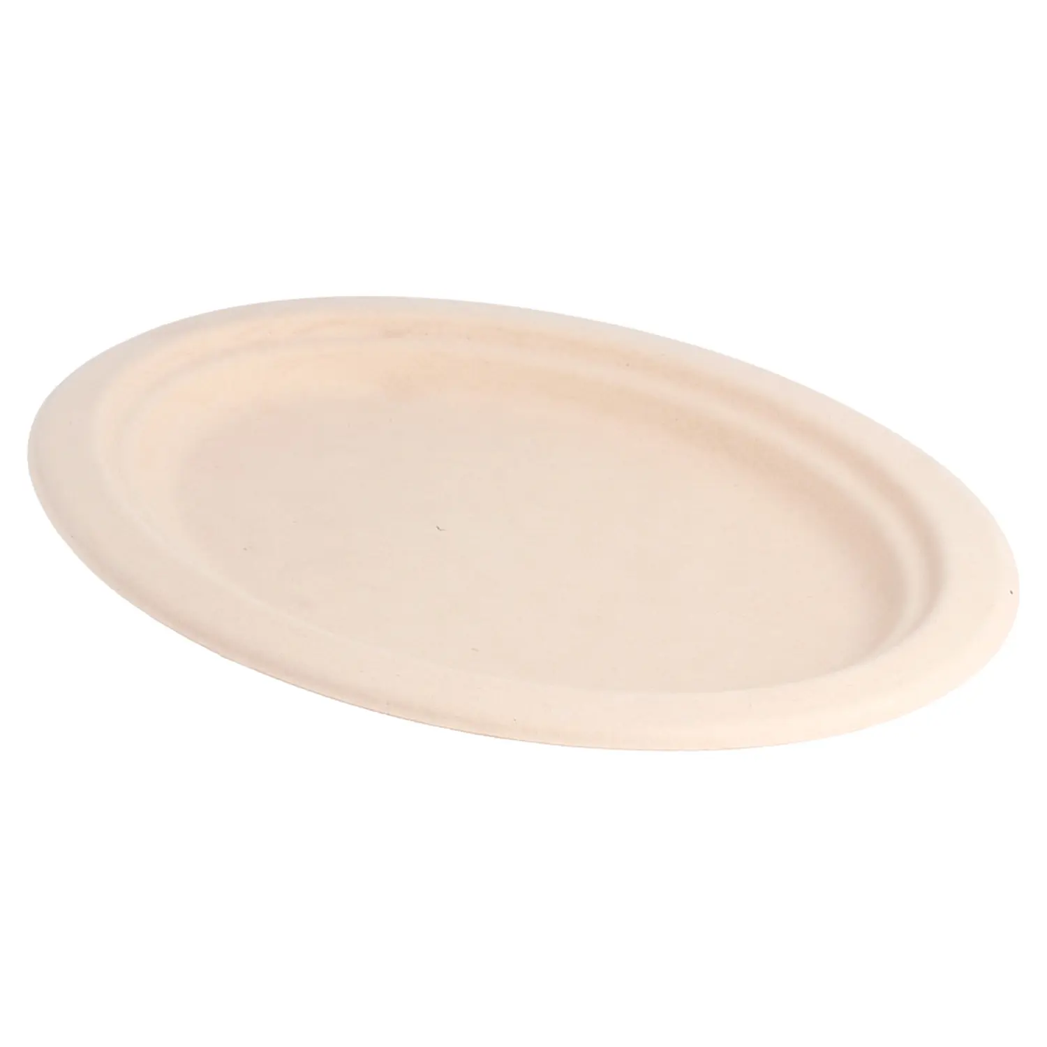 Piatti ovali bionic  26,3x19,9x2 cm naturale bagassa (800 unità)