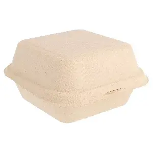 Contenitori hamburger bionic 450 ml 15,2x15x8,4 cm naturale bagassa (600 unità)