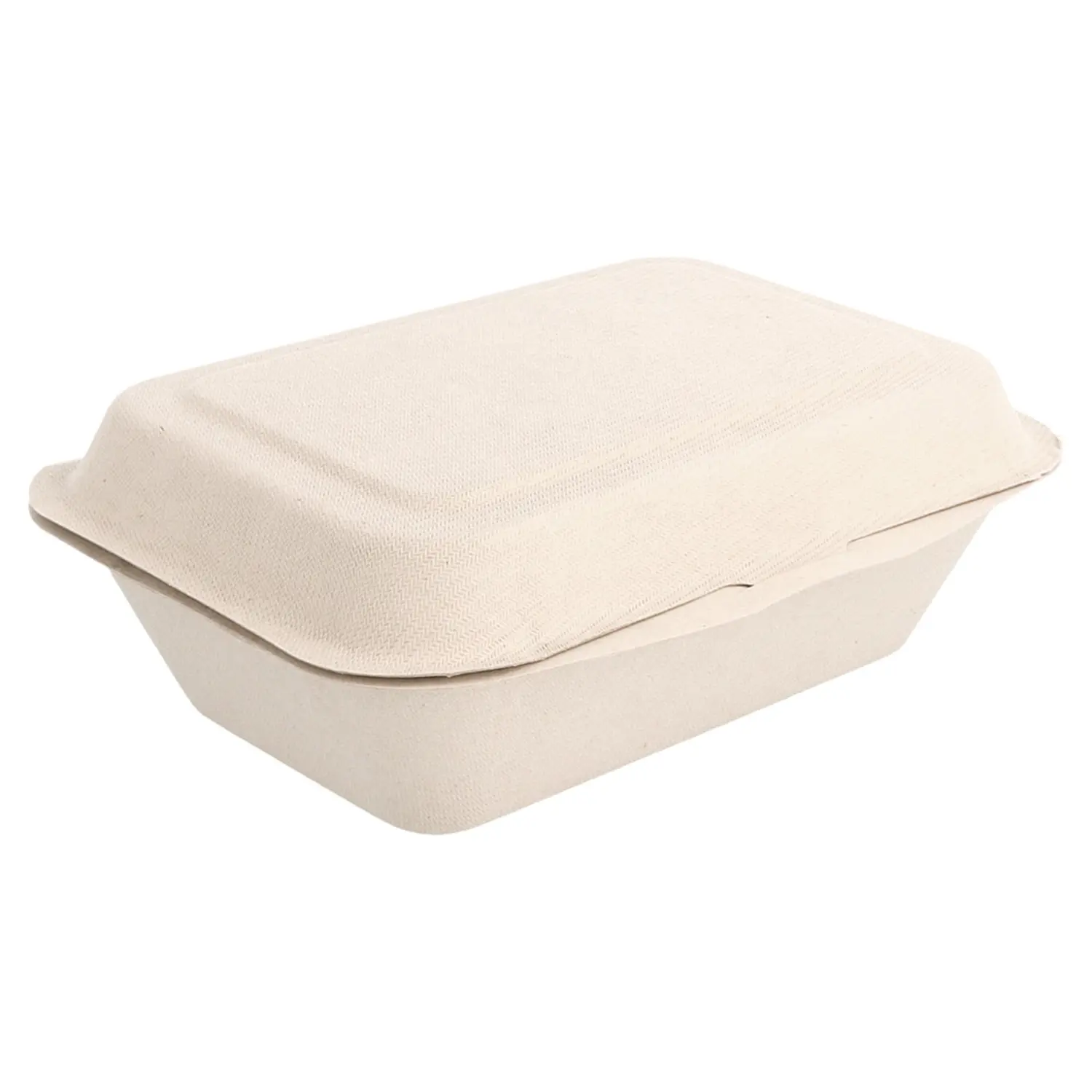 Contenitori bionic 600 ml 13,6x18,2x6,4 cm naturale bagassa (1000 unità)