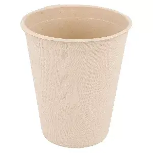 Bicchieri bionic 260 ml ø 8x9,1 cm naturale bagassa (1000 unità)