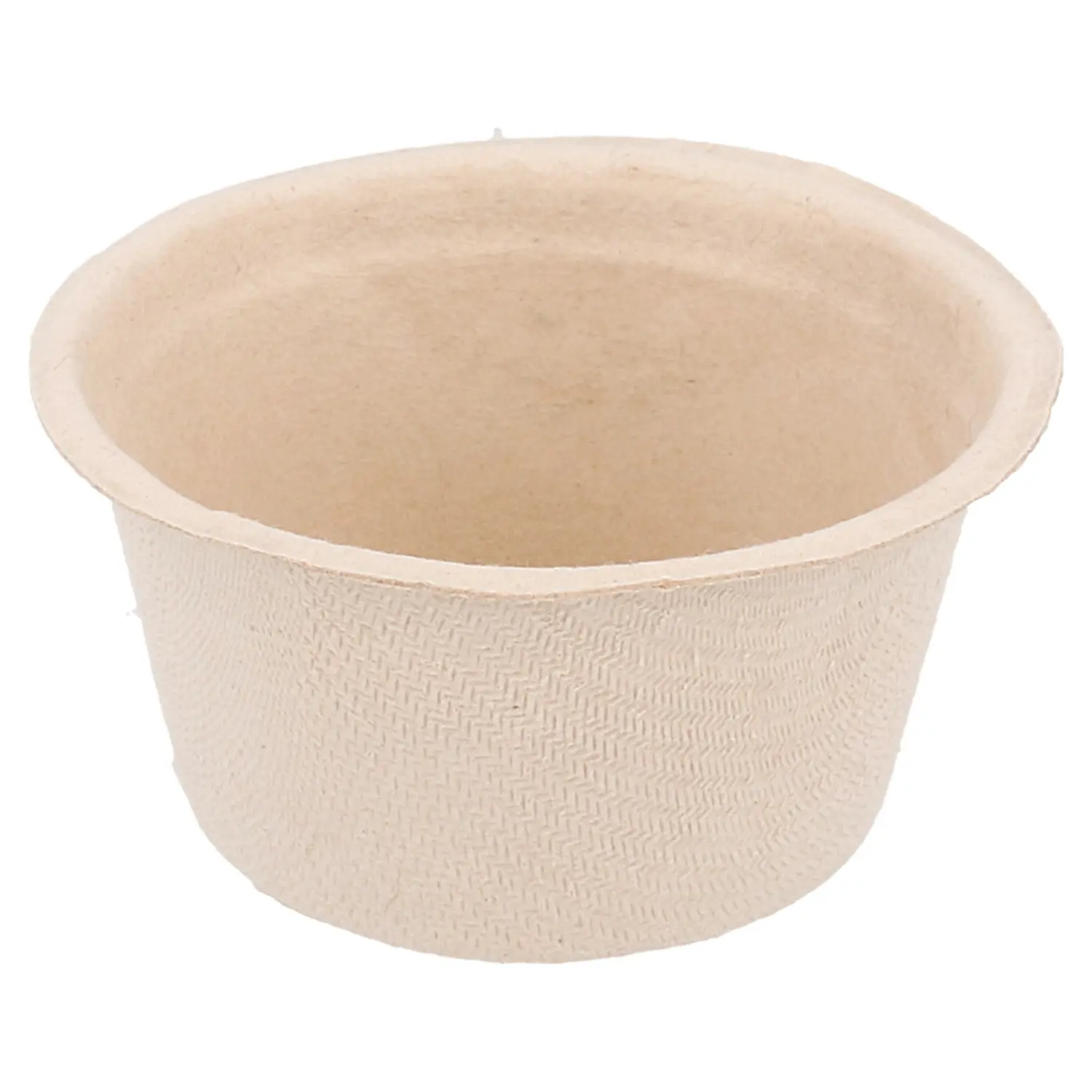 Terrine bionic 55 ml ø 6x3 cm naturale bagassa (1000 unità)