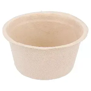 Terrine bionic 55 ml ø 6x3 cm naturale bagassa (1000 unità)