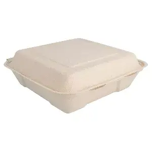 Contenitori "l" bionic 1300 ml 22,5x22,5x7,5 cm naturale bagassa (200 unità)