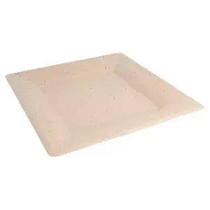 Piatti quadrati bionic  26,2x26,2x1,4 cm naturale bagassa (500 unità)