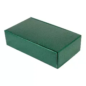 30 u. estojos 2 garrafas   34x18,5x9 cm verde cartão (1 unidade)