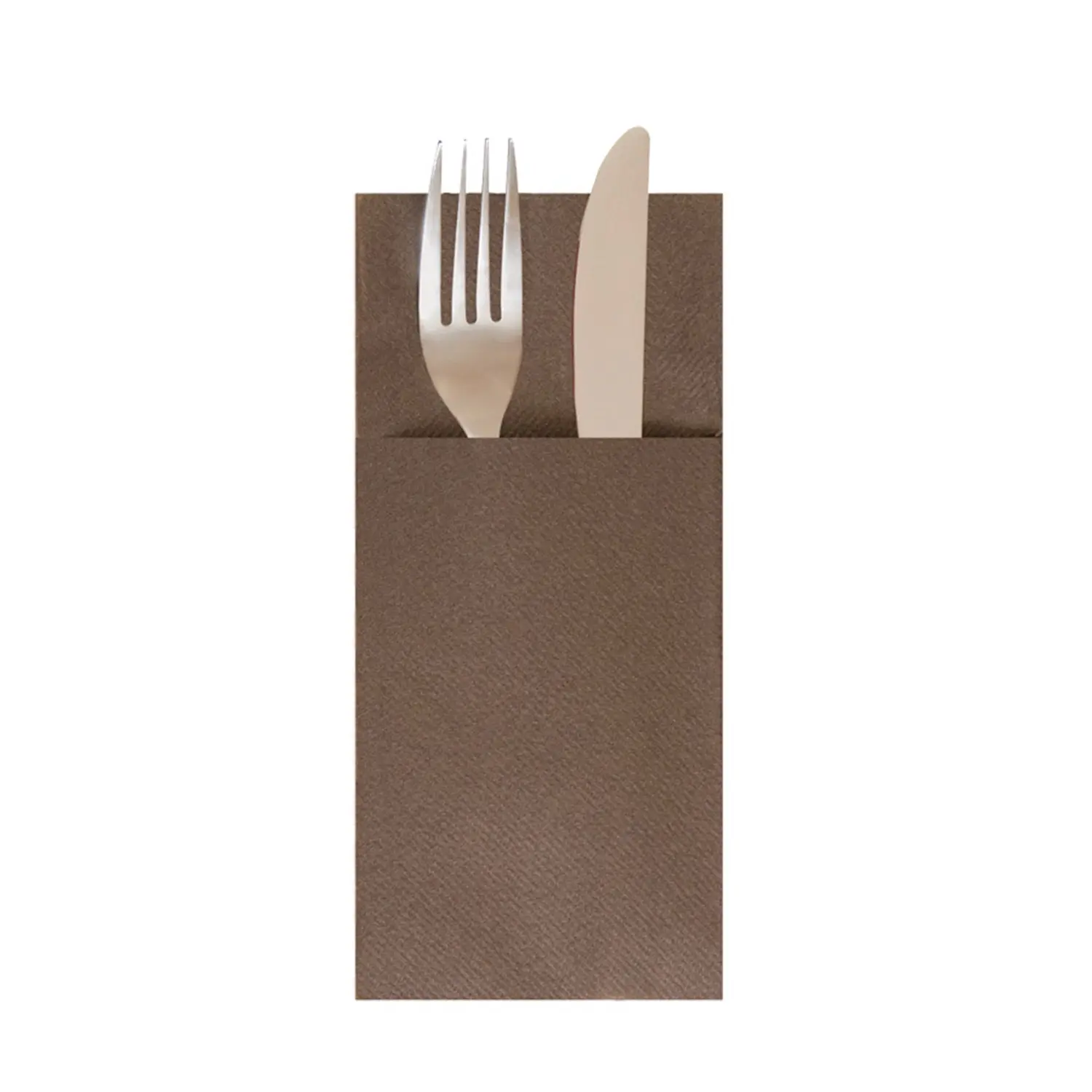Tovaglioli canguro  55 g/m2 40x40 cm cioccolato airlaid (700 unità)