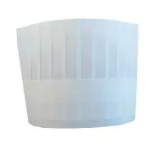 Cappello regolabile clasico   18 cm bianco airlaid (10 unità)