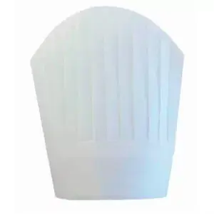 Capppelli da chef con cupola arrotondata   26 cm bianco airlaid (10 unità)