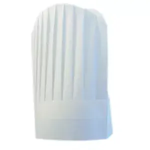 Capppelli da chef con cupola arrotondata   31 cm bianco airlaid (10 unità)