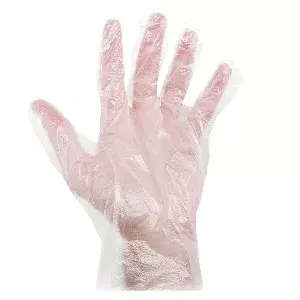 Guanti   size: m trasparente hdpe (100 unità)