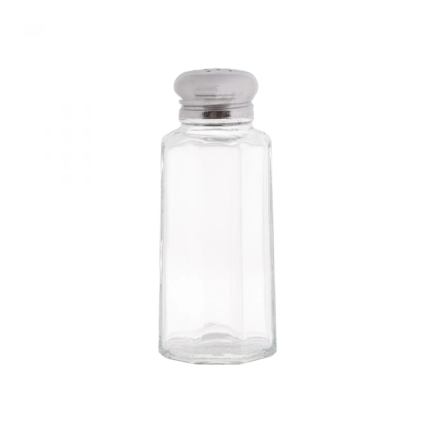 Salero y pimentero poligonales con tapa 57 gr 4 x 4 x 10 cm (12 unids)