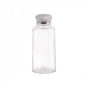 Salero y pimentero poligonales con tapa 57 gr 4 x 4 x 10 cm (12 unids)