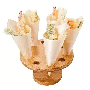 Portaconi, 10 posti bamboo  ø 18x9 cm naturale bambù (1 unità)