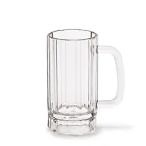 Canecas de cerveja  365 ml ø 7,3/6,6x13 cm transparente policarbonato (1 unidade)