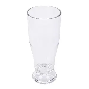 Vasos cerveza base gruesa  340 ml ø 7/5,9x16,5 cm transparente policarbonato (36 unid.)