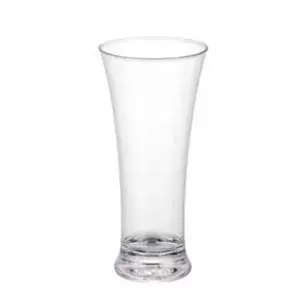 Bicchieri birra base grossa  310 ml ø 7,9/5,8x18 cm trasparente policarbonato (36 unità)