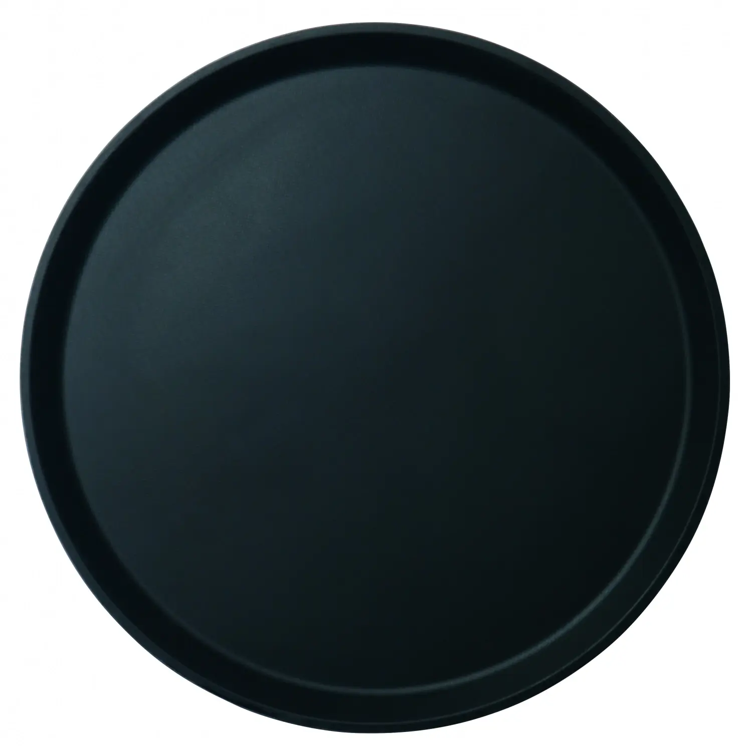 BANDEJA SERVICIO CAMARERO PREMIUM  Camtread fibra de vidrio redonda con superficie ANTIDESLIZANTE perfil alto 40,5 cm Ø