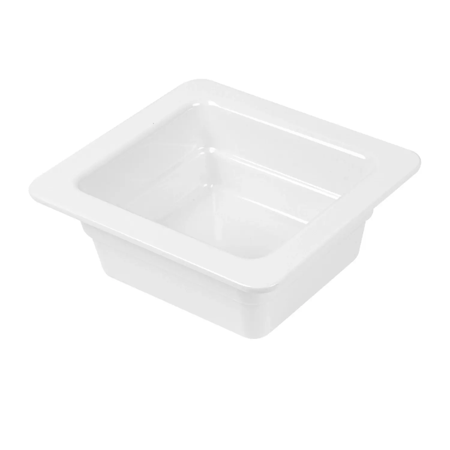Contenitore gn 1/6   6,5 (h) cm bianco melamina (6 unità)