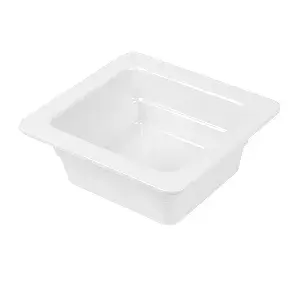 Contenitore gn 1/6   6,5 (h) cm bianco melamina (6 unità)