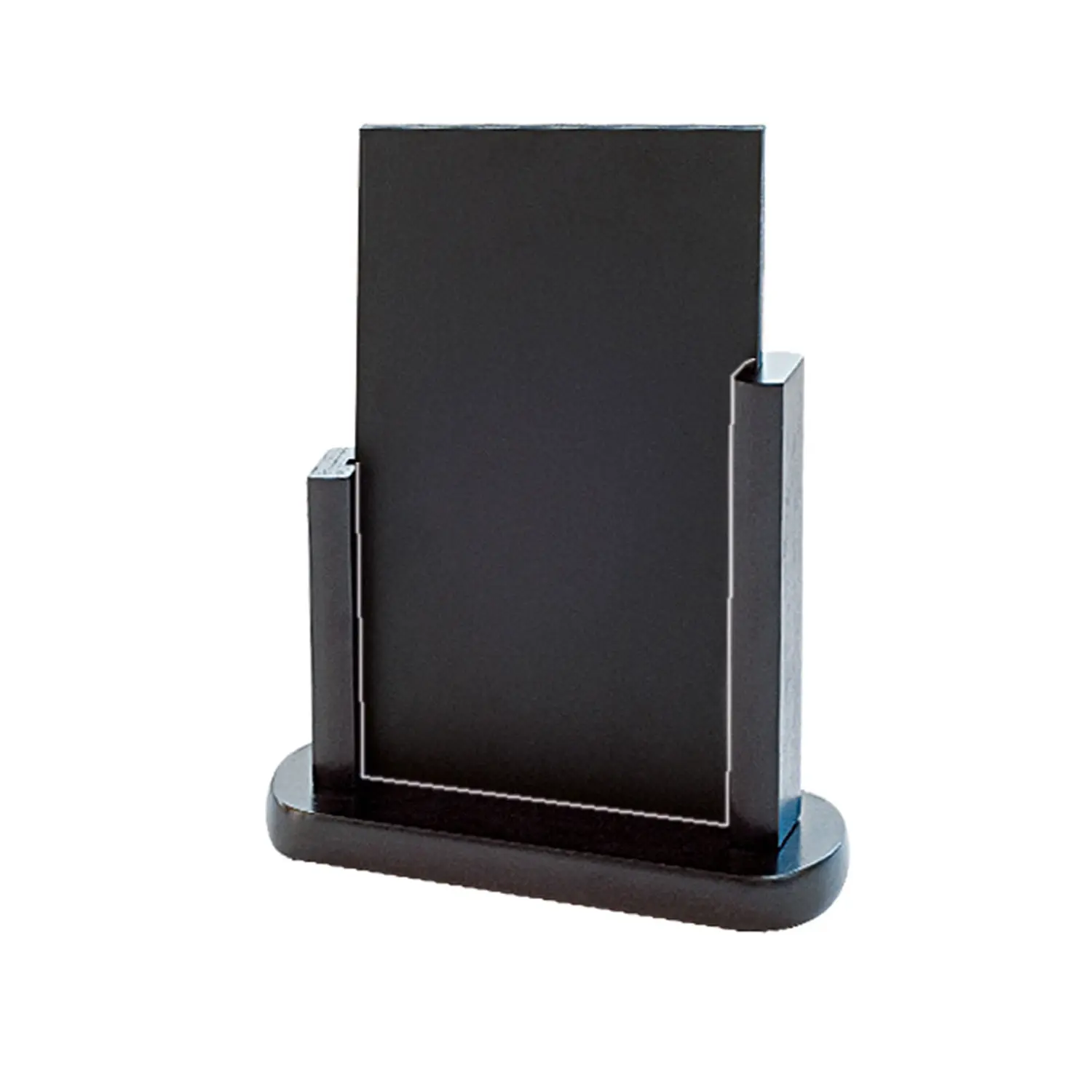 Lavagna / cartello da tavola   24x28,5 cm nero legno (1 unità)