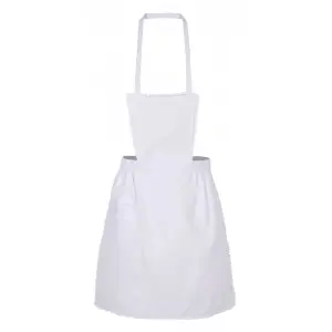 Delantal peto puntilla
