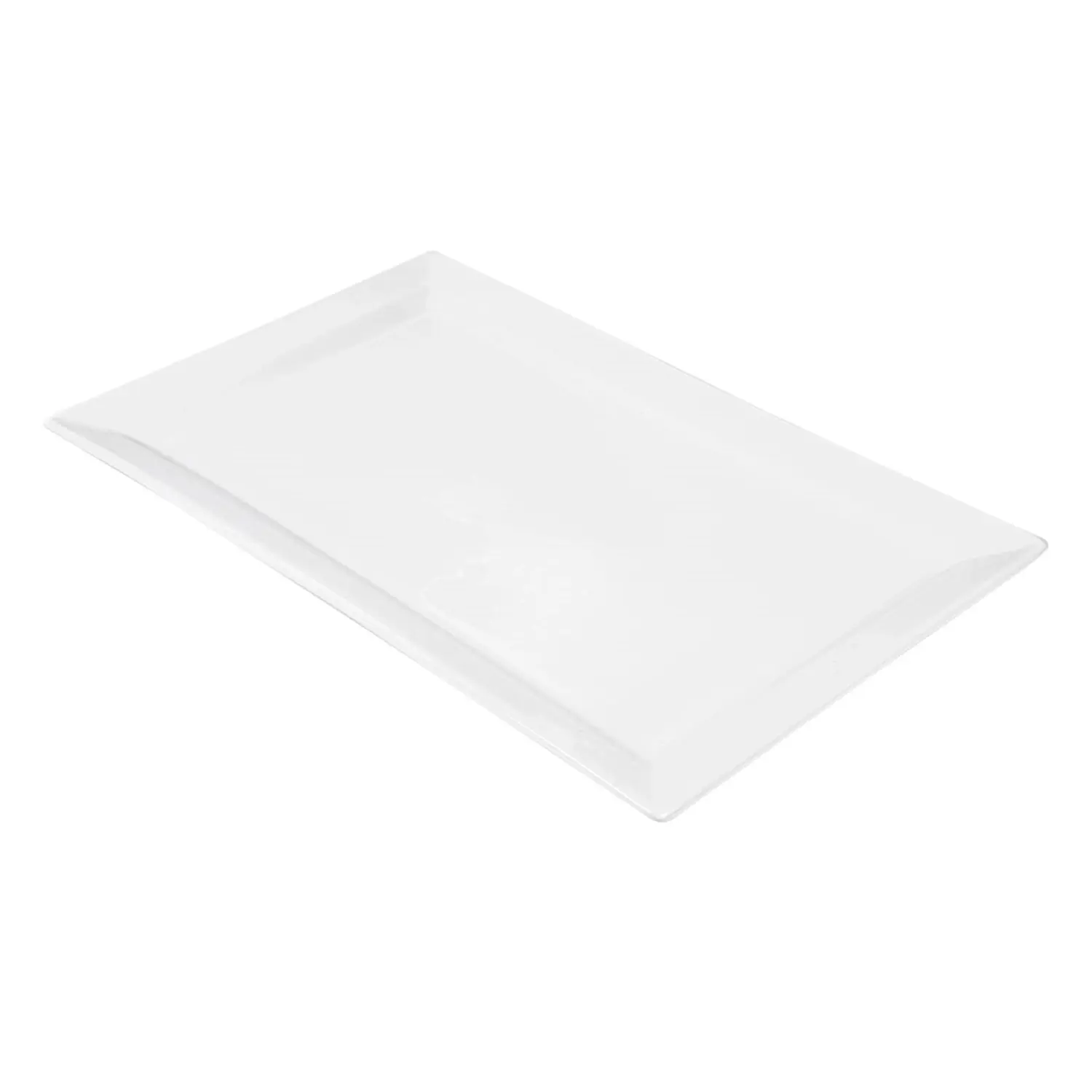 Piatti rettangolari   45x28 cm bianco porcellana (6 unità)