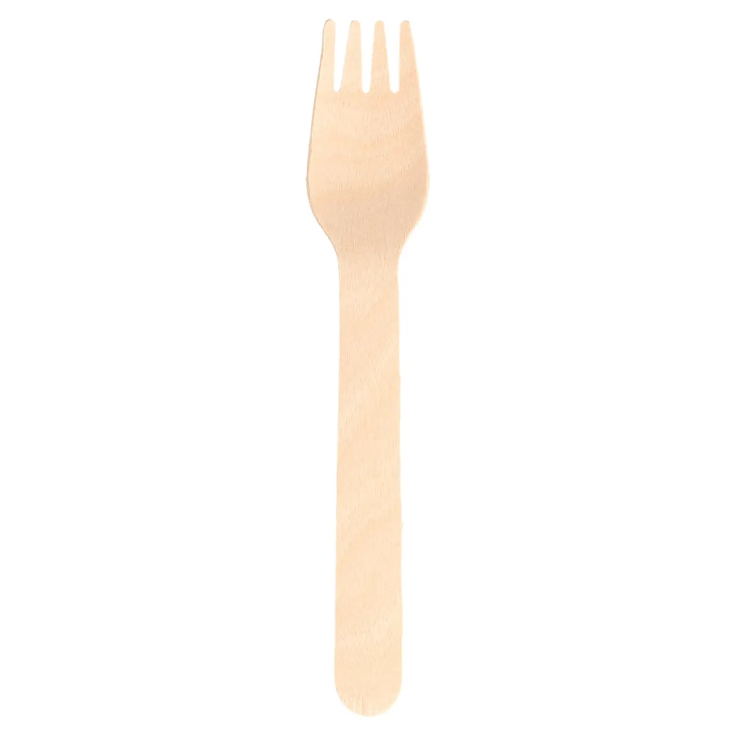 Forchetta wood 'makan'  15,5 cm naturale legno (100 unità)