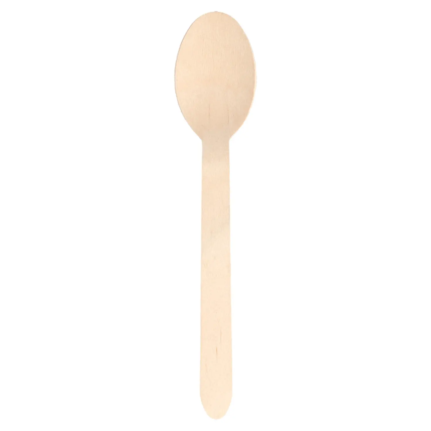 Cucchiai wood 'makan'  15,8 cm naturale legno (100 unità)