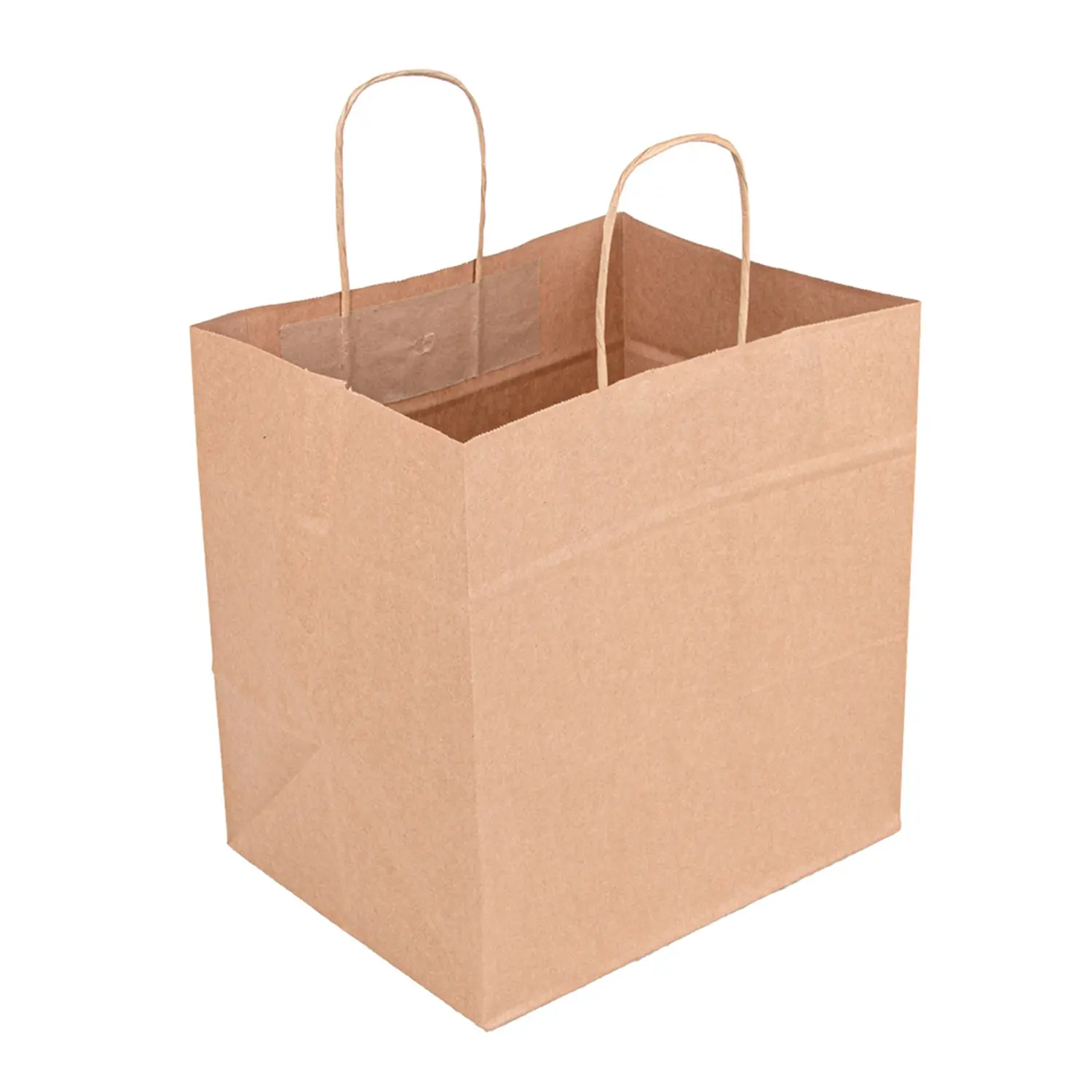 Borse sos traiteur con manici  90 g/m2 26+20x27 cm naturale kraft (250 unità)