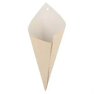 Papelinas punta - biclases  100 g 150 g/m2 24x17 cm blanco/crudo papel biclase (2000 unid.)