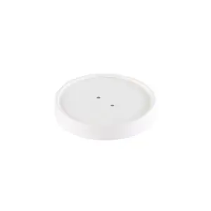 Tapa PP para bowl sopa 250ml cartón & PE (Pack 18 u.)