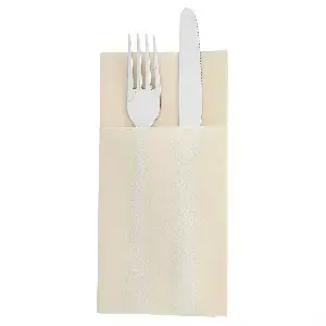 Tovaglioli canguro  55 g/m2 40x40 cm avorio airlaid (700 unità)
