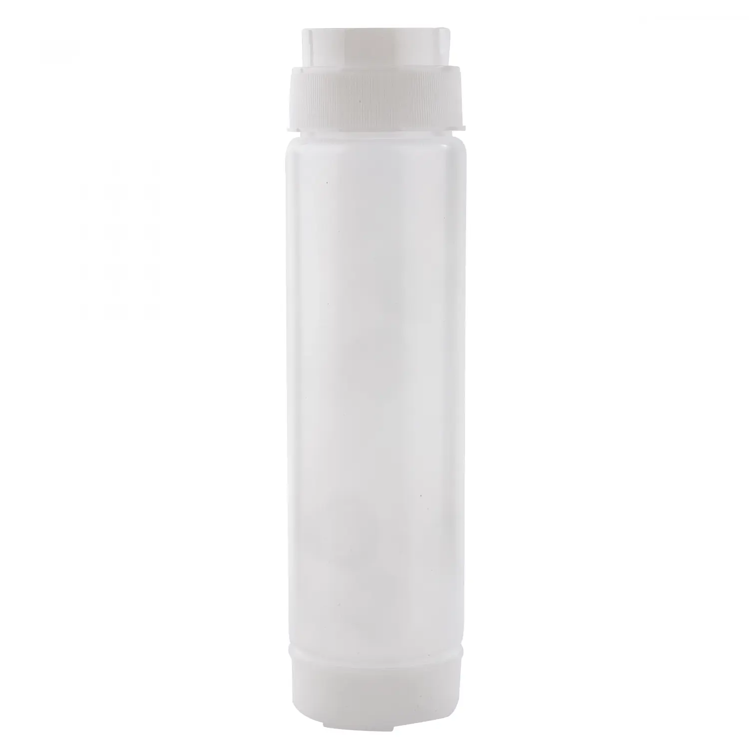 Botella incolora con tapa valvetop con boca 53 mm. 473 ml Blanco translúcido