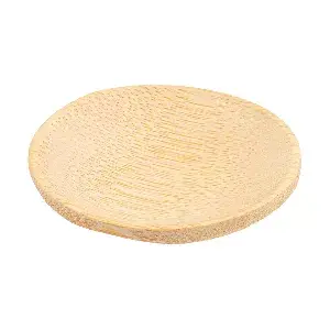 Mini piatto rotondo bamboo  ø 6 cm naturale bambù (24 unità)