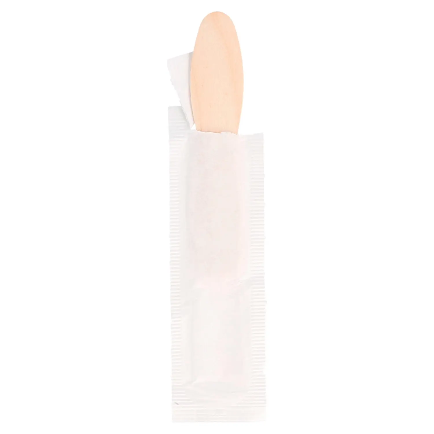 Cucchiaini gelati imbustato wood  7,5 cm naturale legno (600 unità)