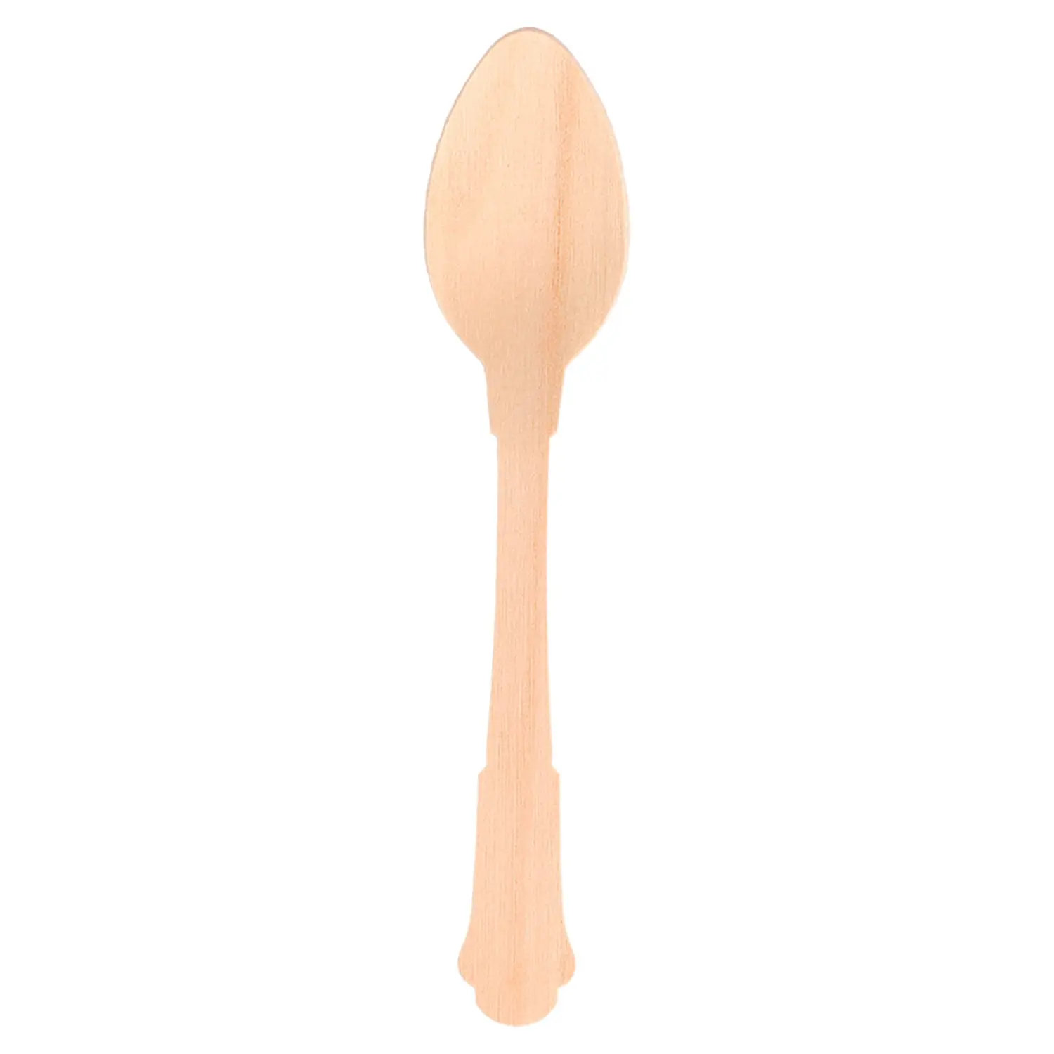 Cucchiaini caffe wood  12 cm naturale legno (100 unità)