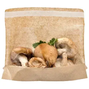 Buste con base autoadesiva 'kangoo pack' 40 g/m2 + 15 pp 21+3/3x16/12 cm naturale kraft (100 unità)