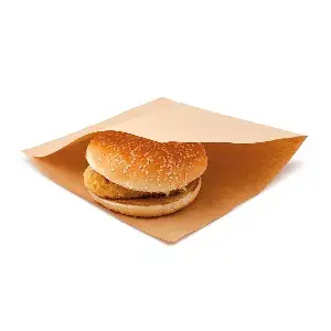 Carta aperta 2 lati  35 g/m2 + 10 ldpe 18x18,2 cm naturale kraft (100 unità)
