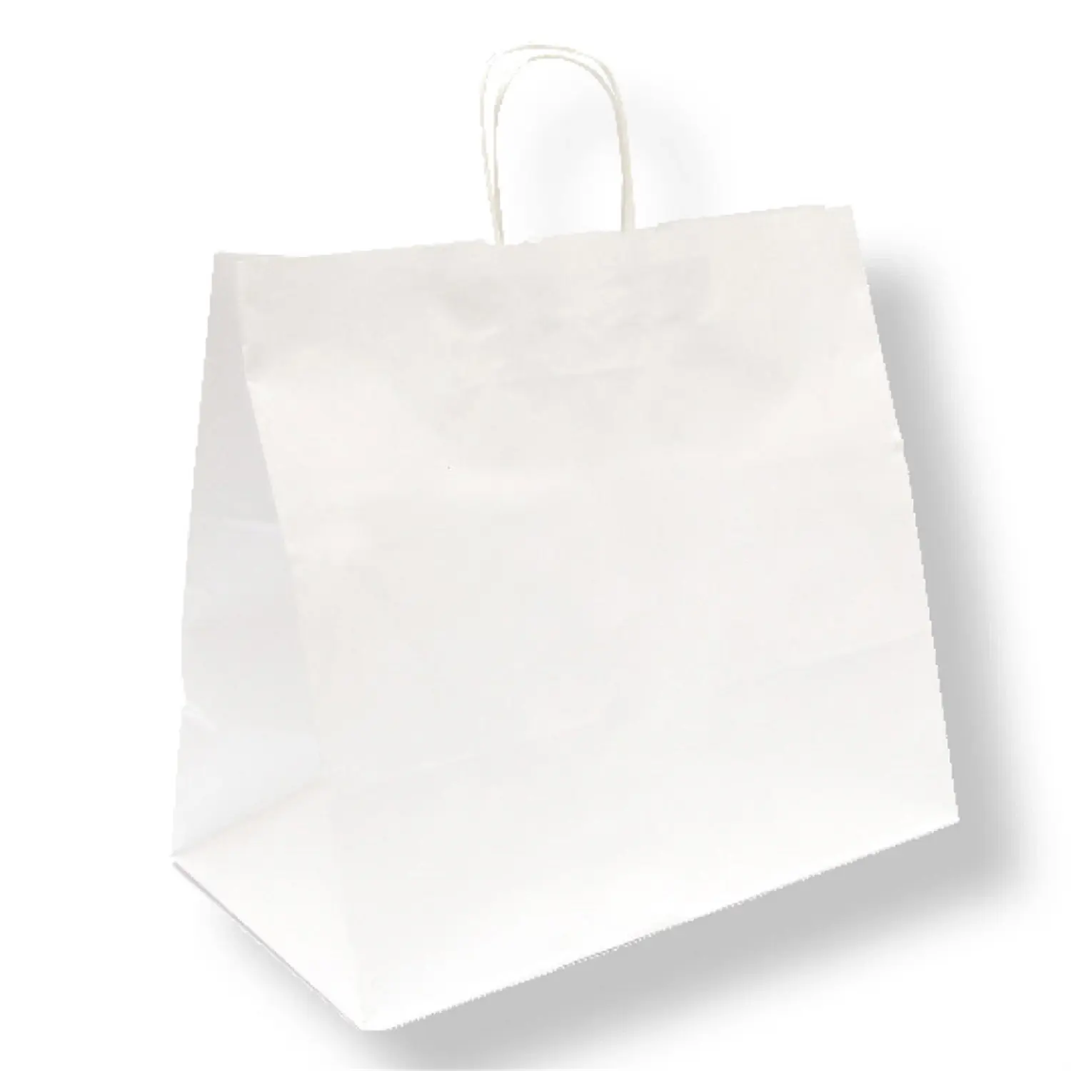 Borse sos traiteur con manici  90 g/m2 36+21x33,5 cm bianco cellulosa (250 unità)
