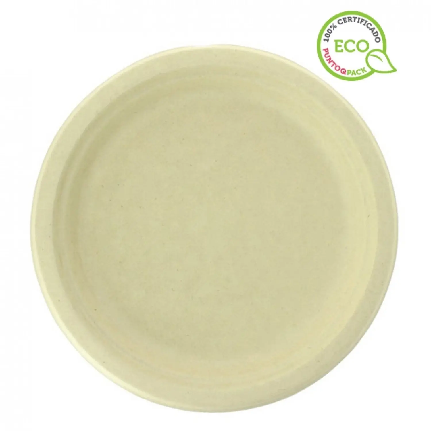 50 Uds. Plato desechable Fibra Kraft (26Ø) | Ref: 181UP005C