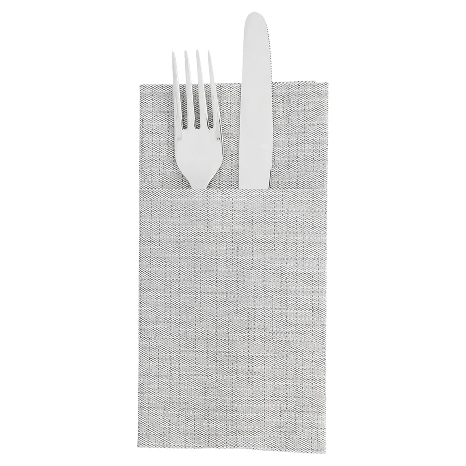 Tovaglioli canguro 'dry cotton' 55 g/m2 40x40 cm grafite airlaid (700 unità)