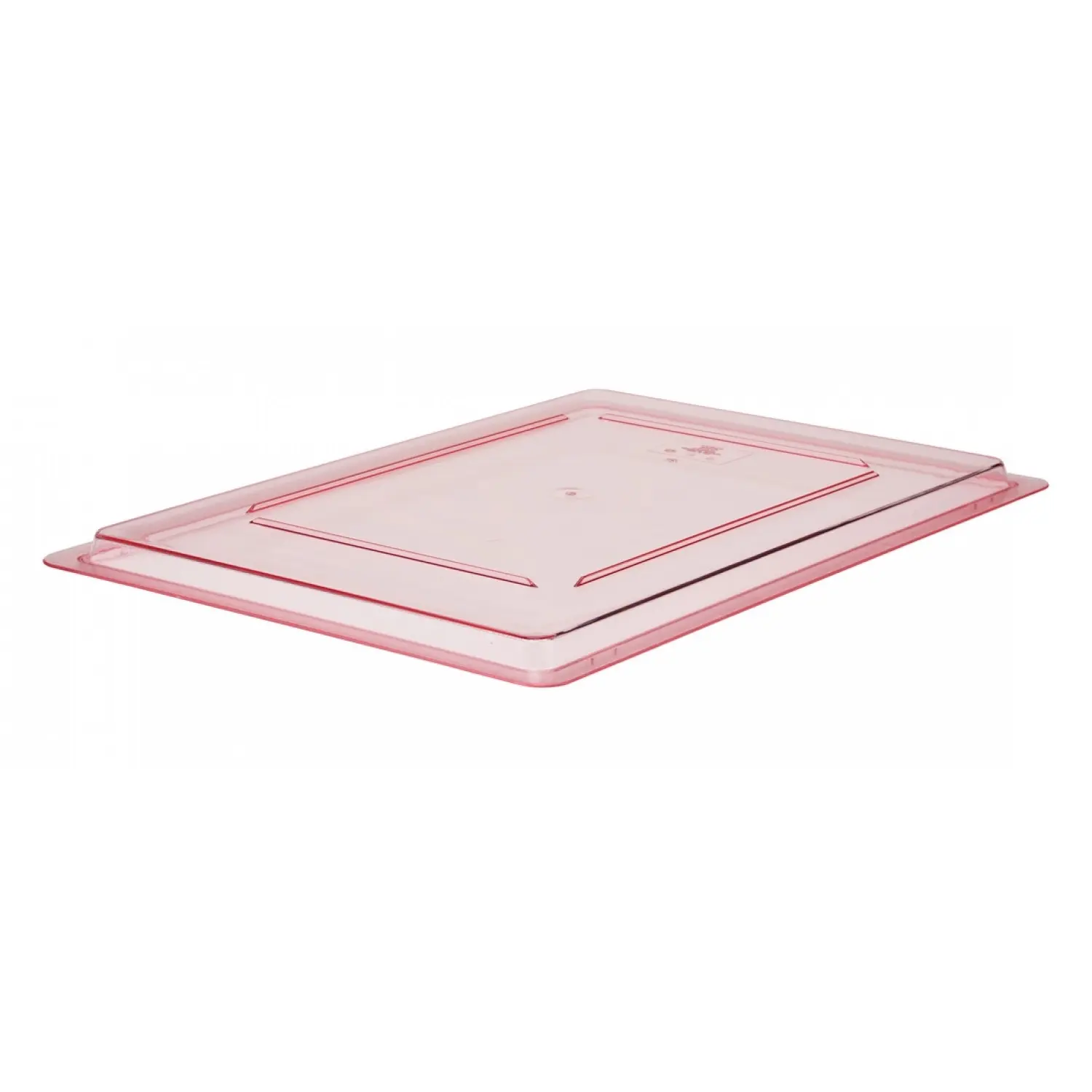 TAPA lisa para caja de almacenamiento (no incluida) 66 x 45,7 cm Policarbonato Rojo seguridad
