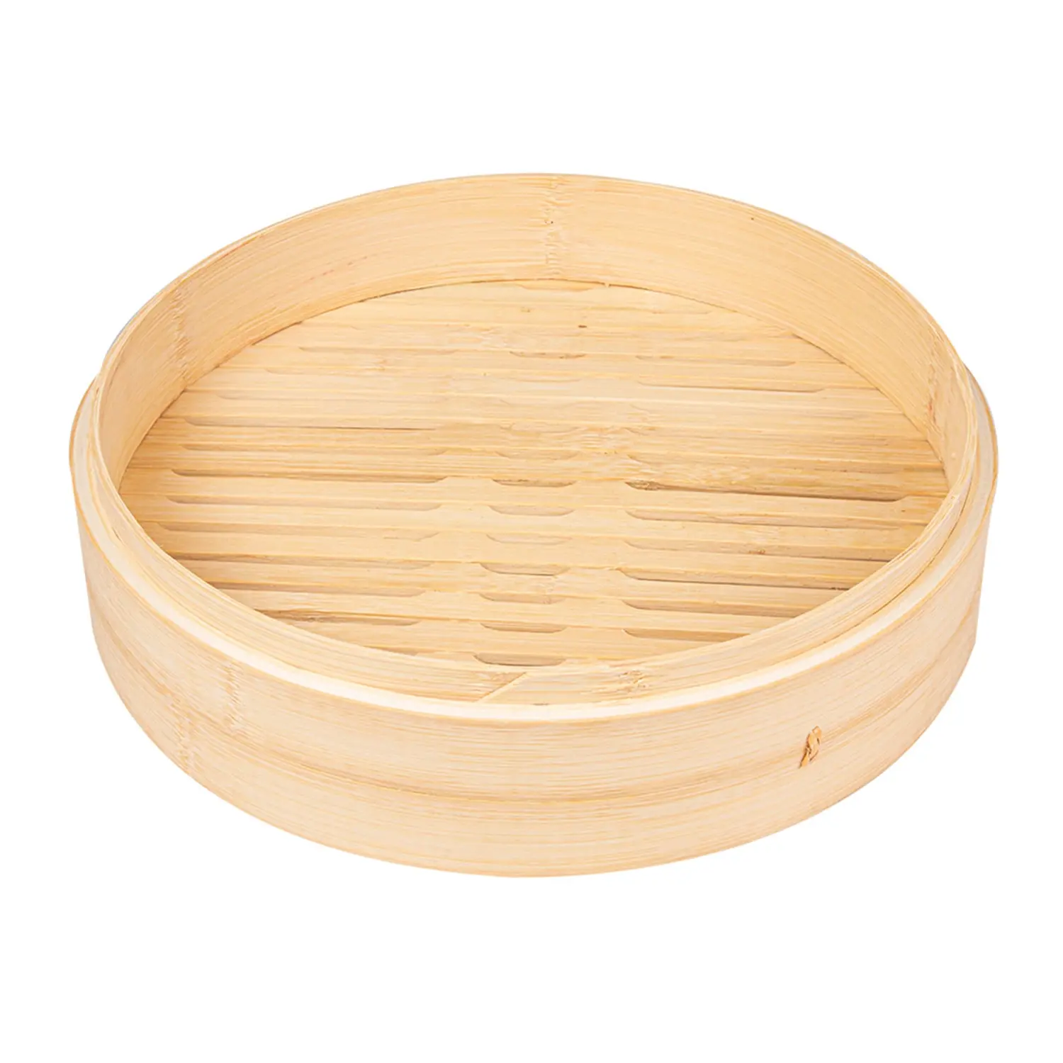 Recipienti maxi dim-sum bamboo  ø 30x6 cm naturale bambù (4 unità)