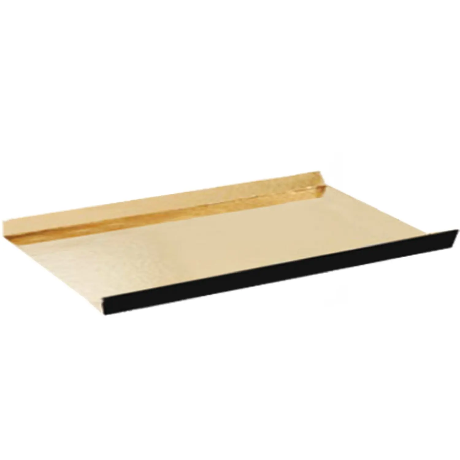Base piegato  380 g/m2 12,6x4,5+1,5 cm oro nero cartone (200 unità)