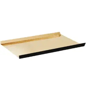 Base piegato  380 g/m2 12,6x4,5+1,5 cm oro nero cartone (200 unità)