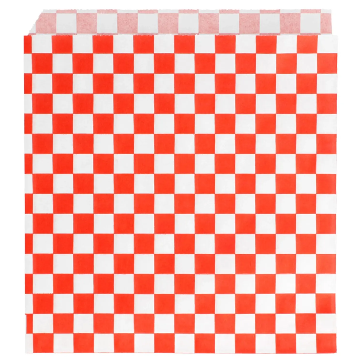 Papel anti-gordura aberto 2 lados fast food pfas free 'red fitipaldi' 32 g/m2 16x16,5 cm branco perg.anti-gordura (500 unidade)