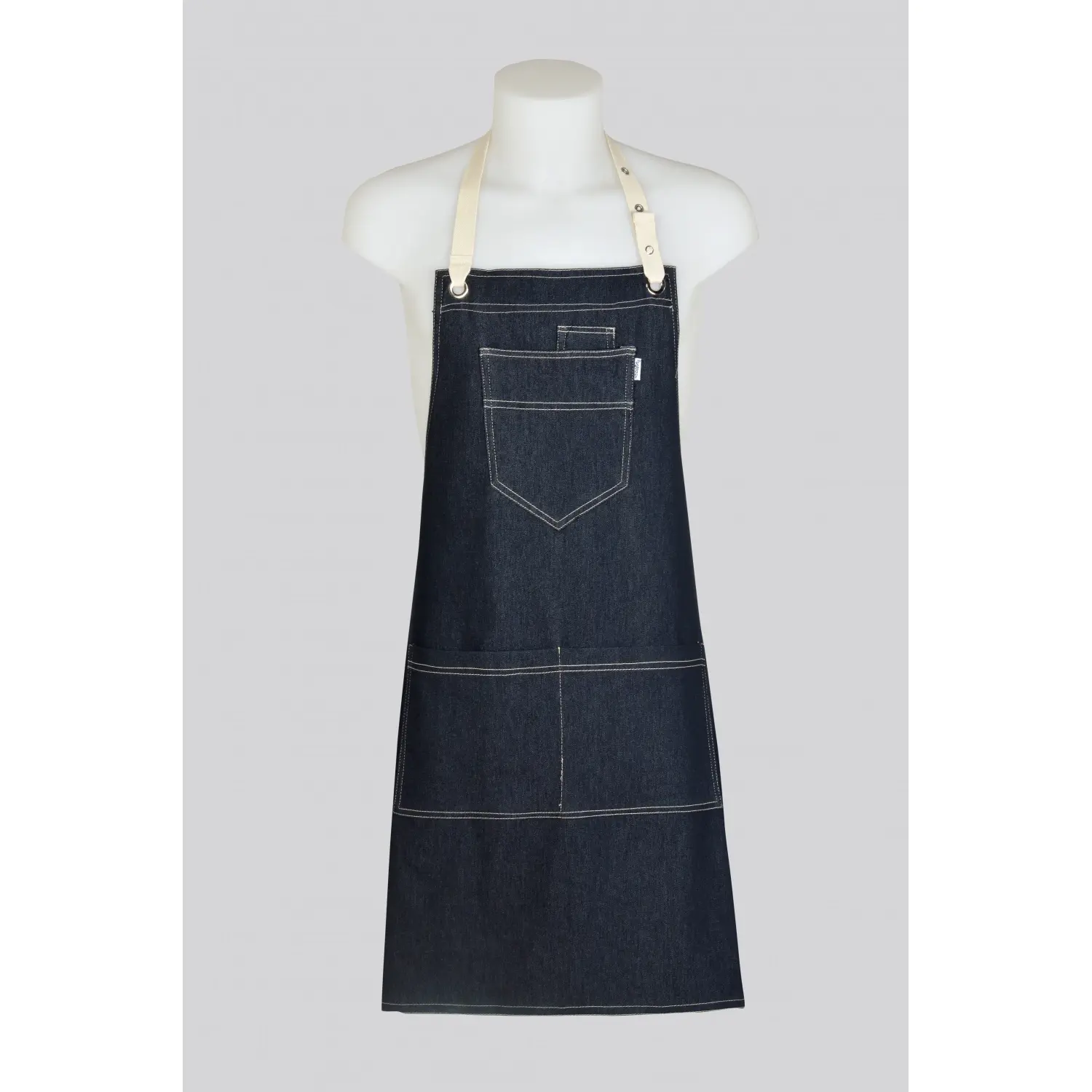Delantal peto denim