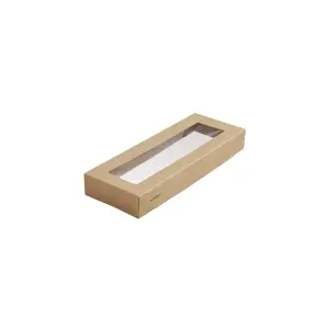 Tapa cartón & PLA para caja burrito 1100ml (Pack 300 u.)