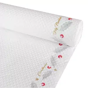 Tovaglia rotolo 'noël'  48 g/m2 1,20 x 50 m bianco cellulosa (1 unità)